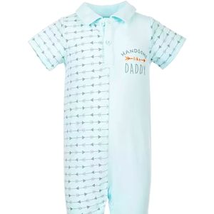 Baby Boys Handsome Cotton Sunsuit